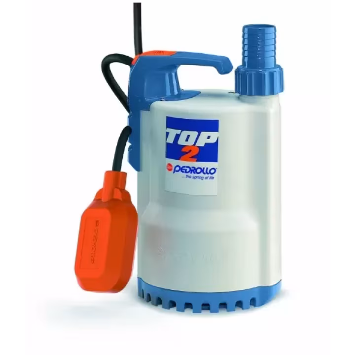 Bomba sumergible Pedrollo TOP 2 de 0,5 HP 220V con flotador