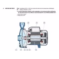 Electrobomba Centrífuga Pedrollo CPm 158 1 HP 220V vista 3