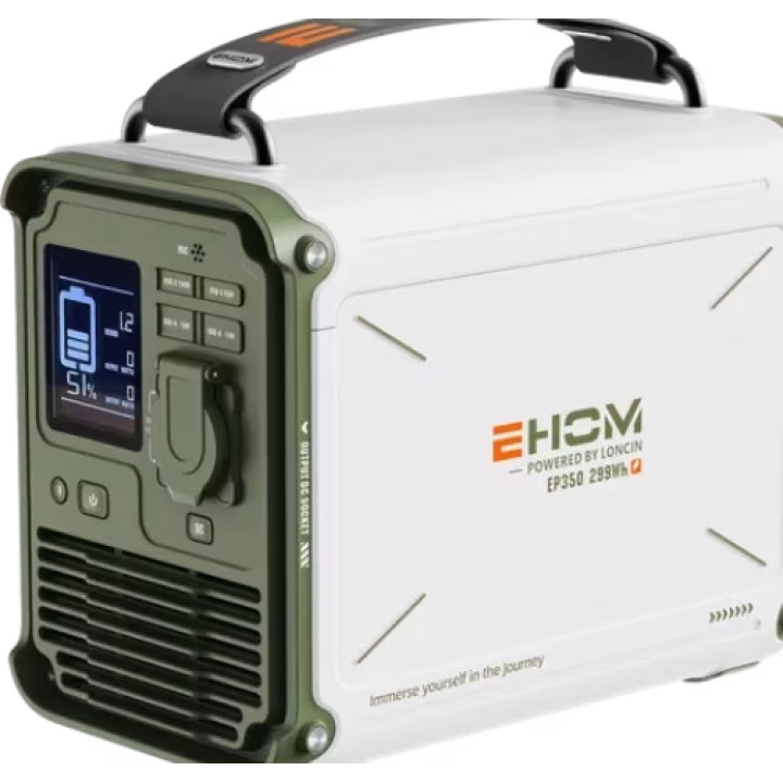 Estación de energía portátil EHOM EP350 de 307Wh y 350W