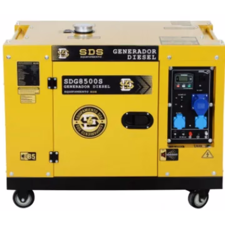 Generador diésel 8,1 kVA - 6,5 kW 220 V SDG8500SATS SDS POWER - SEDMAC